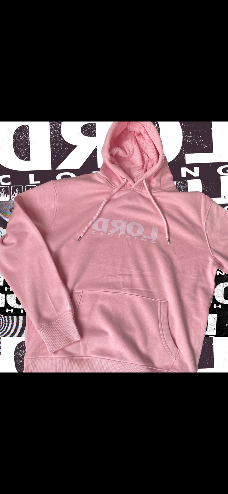 Backwards Hooded Sweatshirt (pink)